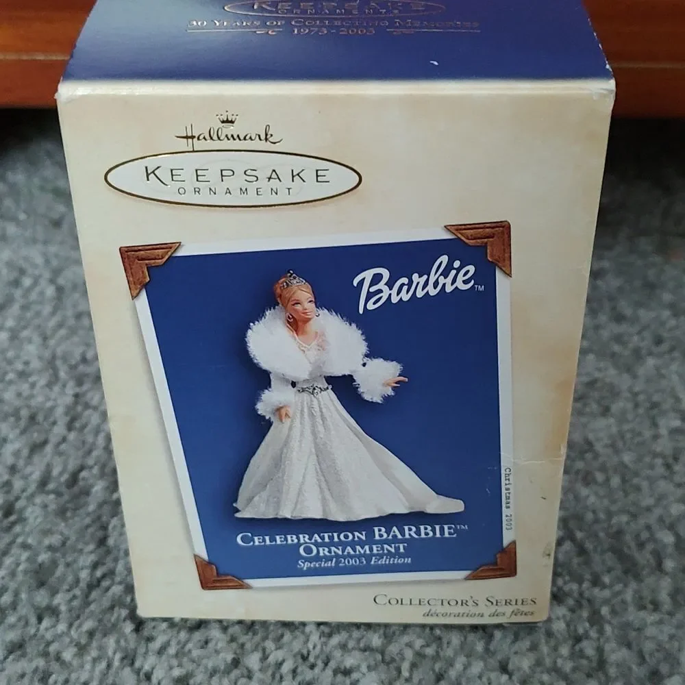 CELEBRATION BARBIE #4 Keepsake Ornament 2003 NEW